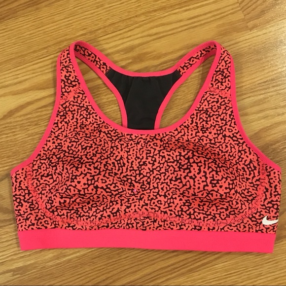 Nike Other - Nike NEON pink Nike Dri-Fit‎ Racerback Sports Bra Small
